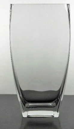 Tapered Curve Rectangle Vase 11.75in