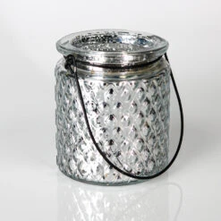 Eastland Hanging Mercury Patterned Holder 3.5" Set Of 12