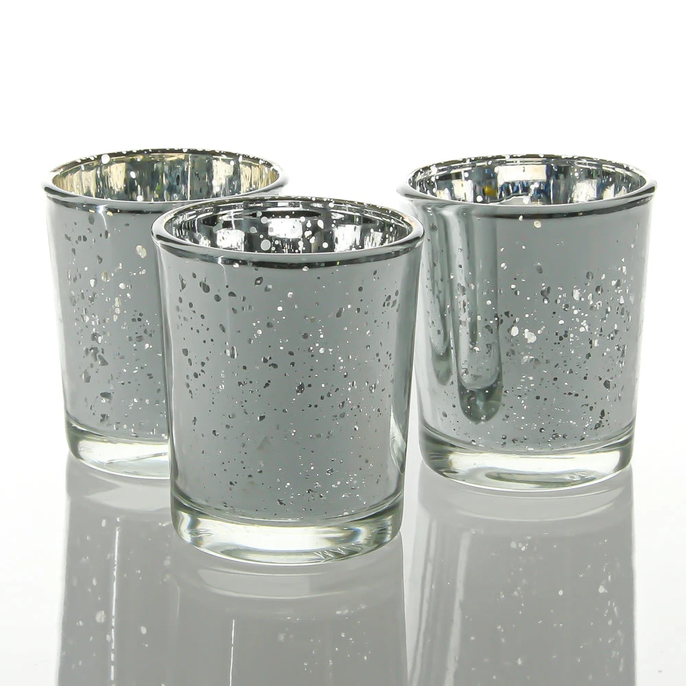 Richland Silver Mercury Votive Holders Set Of 12 1 Richland Silver Mercury Votive Holders Set Of 12