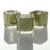 Richland Metallic Gold Mercury Square Votive Holder Set Of 72