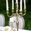Gold Moretti Candelabra 25in