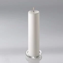 Richland Pillar Candle 3"x12" White Set Of 6