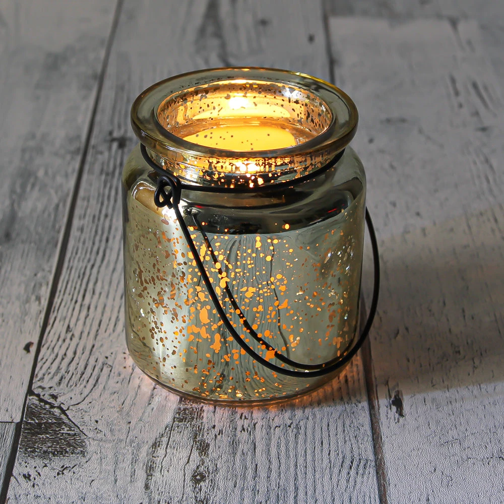 Richland Hanging Holder Mercury Metallic Gold Set Of 12 2 Richland Hanging Holder Mercury Metallic Gold Set Of 12 - Image 2