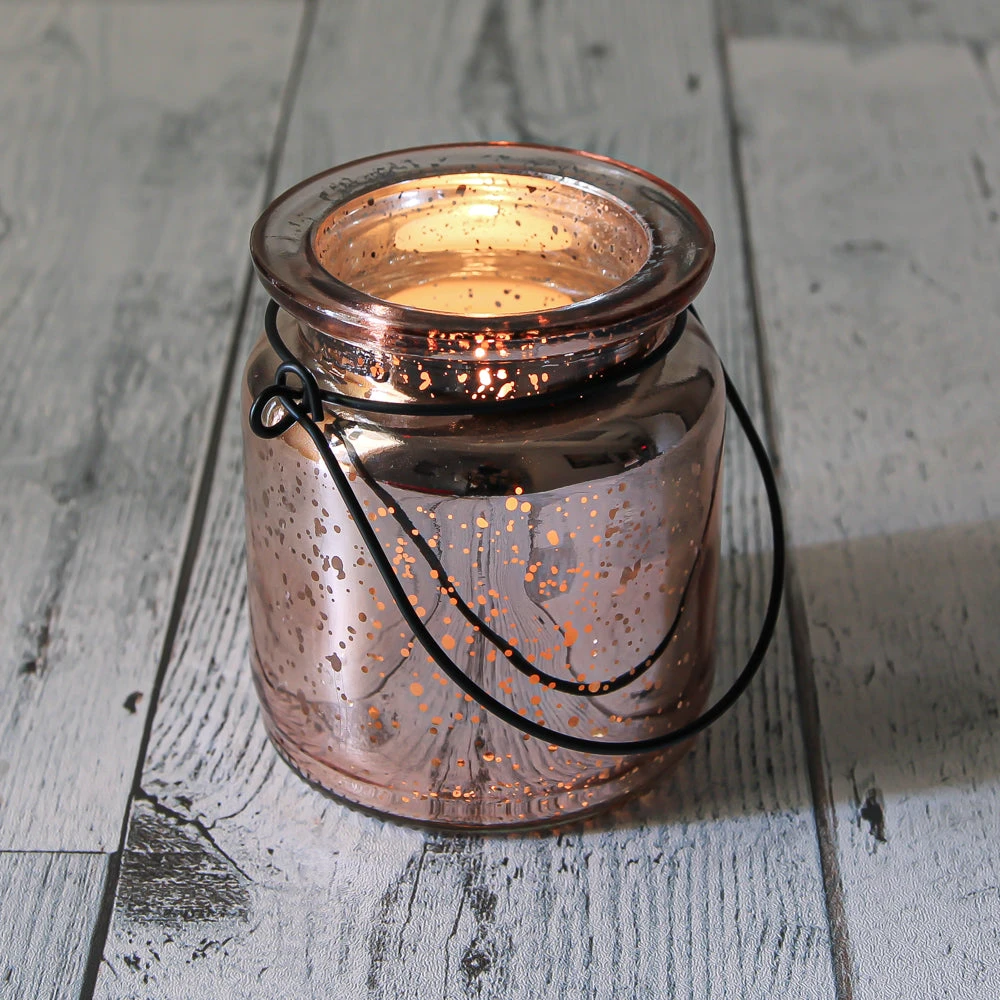 Richland Hanging Holder Mercury Rose Gold Set Of 12 2 Richland Hanging Holder Mercury Rose Gold Set Of 12 - Image 2