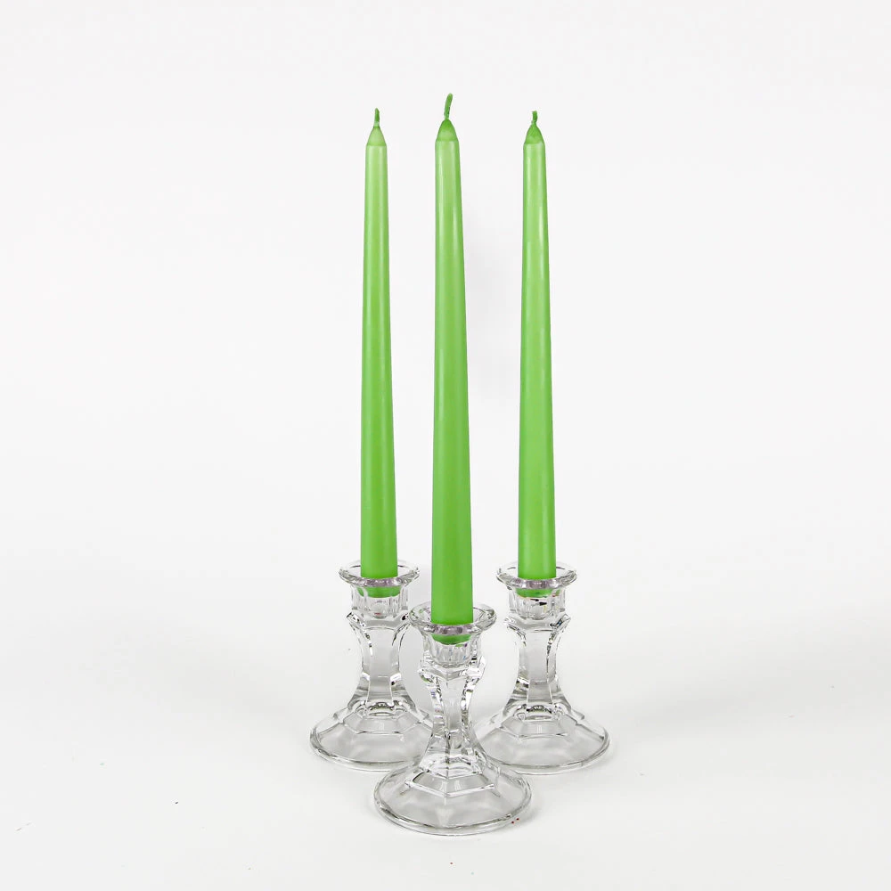 Richland Taper Candles 10" Green Set Of 50 1 Richland Taper Candles 10" Green Set Of 50