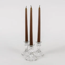 Richland Taper Candles 10" Brown Set Of 50