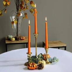 Gold Metal 3.75" Taper Candle Holder, Antique Candlestick -Candle Glow Deals Store 1379 7800 547223af f5ce 44a8 a37f 1f47d8212cd5