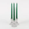 Richland Taper Candles 10" Dark Green Set Of 50