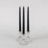 Richland Taper Candles 10" Black Set Of 50