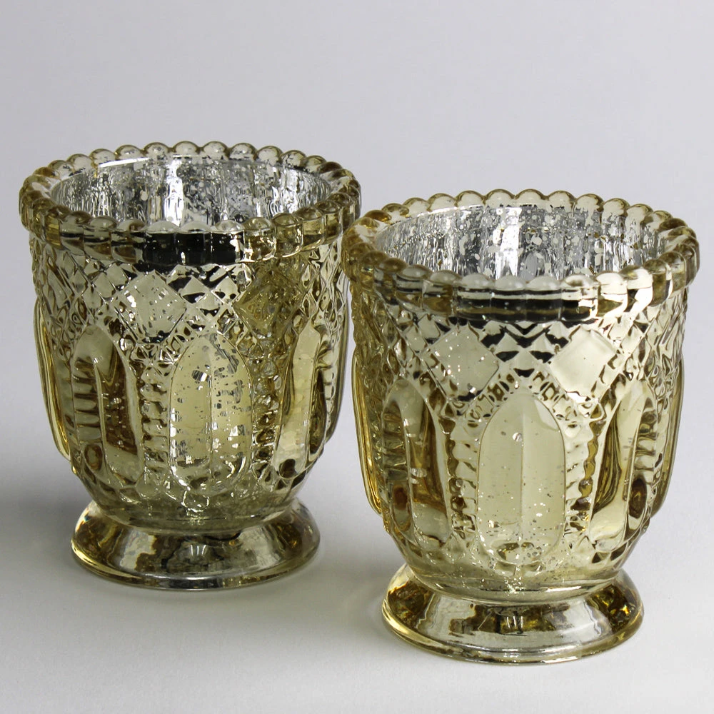 Richland Holder Royal Mercury Petite Metallic Gold Set Of 48 5 Richland Holder Royal Mercury Petite Metallic Gold Set Of 48 - Image 5