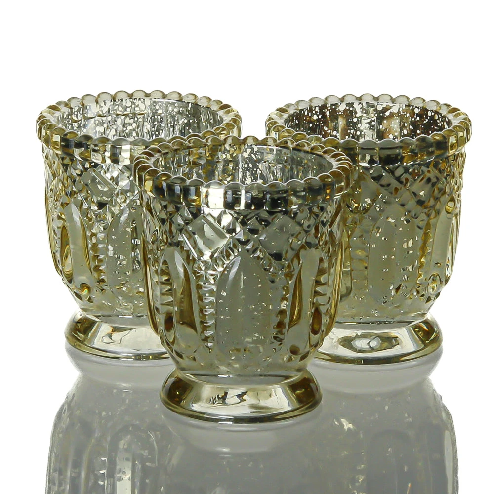 Richland Holder Royal Mercury Petite Metallic Gold Set Of 48 1 Richland Holder Royal Mercury Petite Metallic Gold Set Of 48