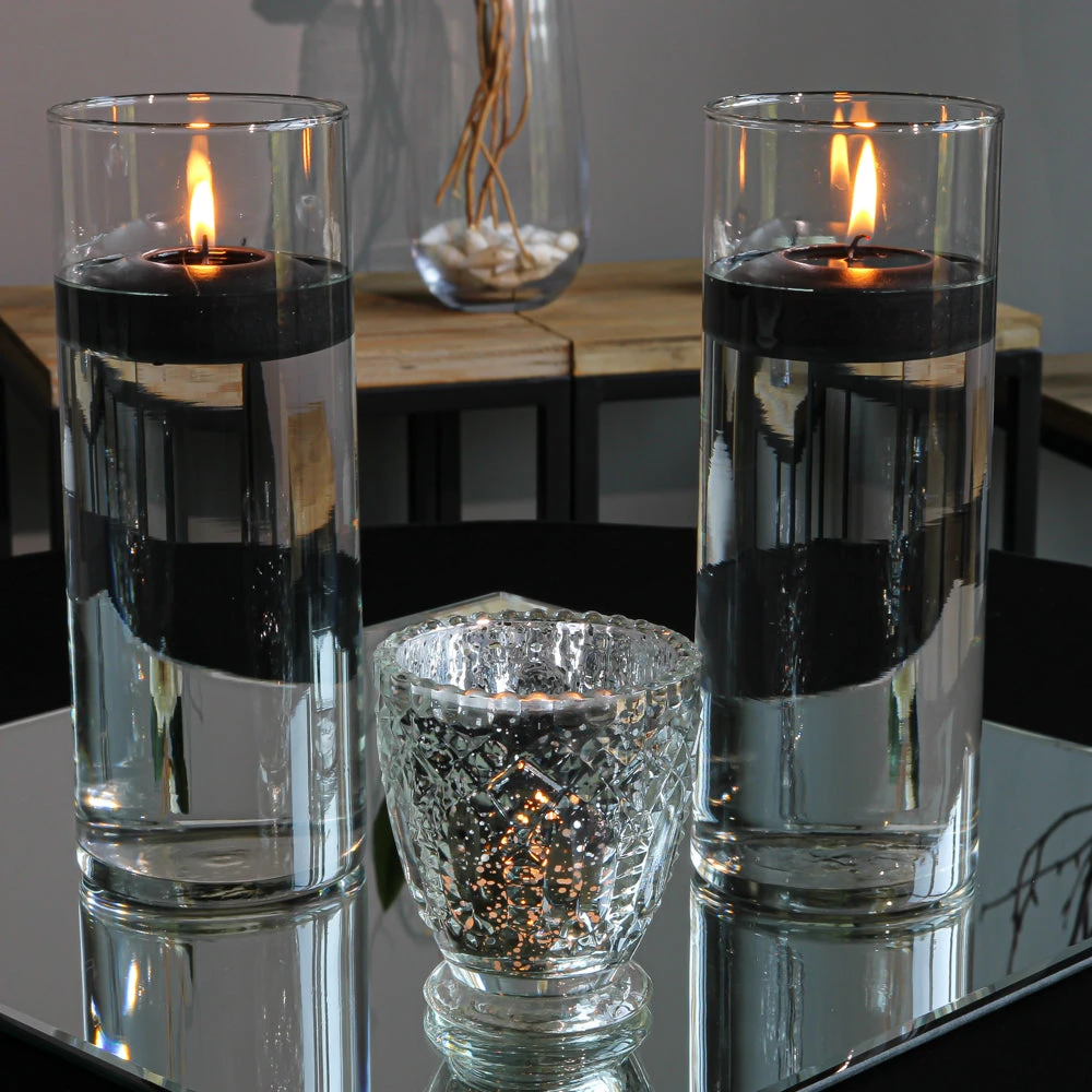 Richland Floating Candles 3" Black Set Of 96 2 Richland Floating Candles 3" Black Set Of 96 - Image 2