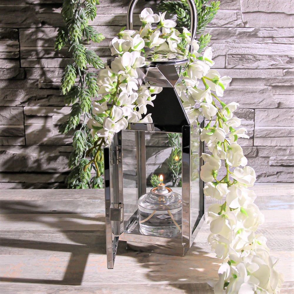 Richland Stainless Steel Revere Lantern – Small 2 Richland Stainless Steel Revere Lantern – Small - Image 2