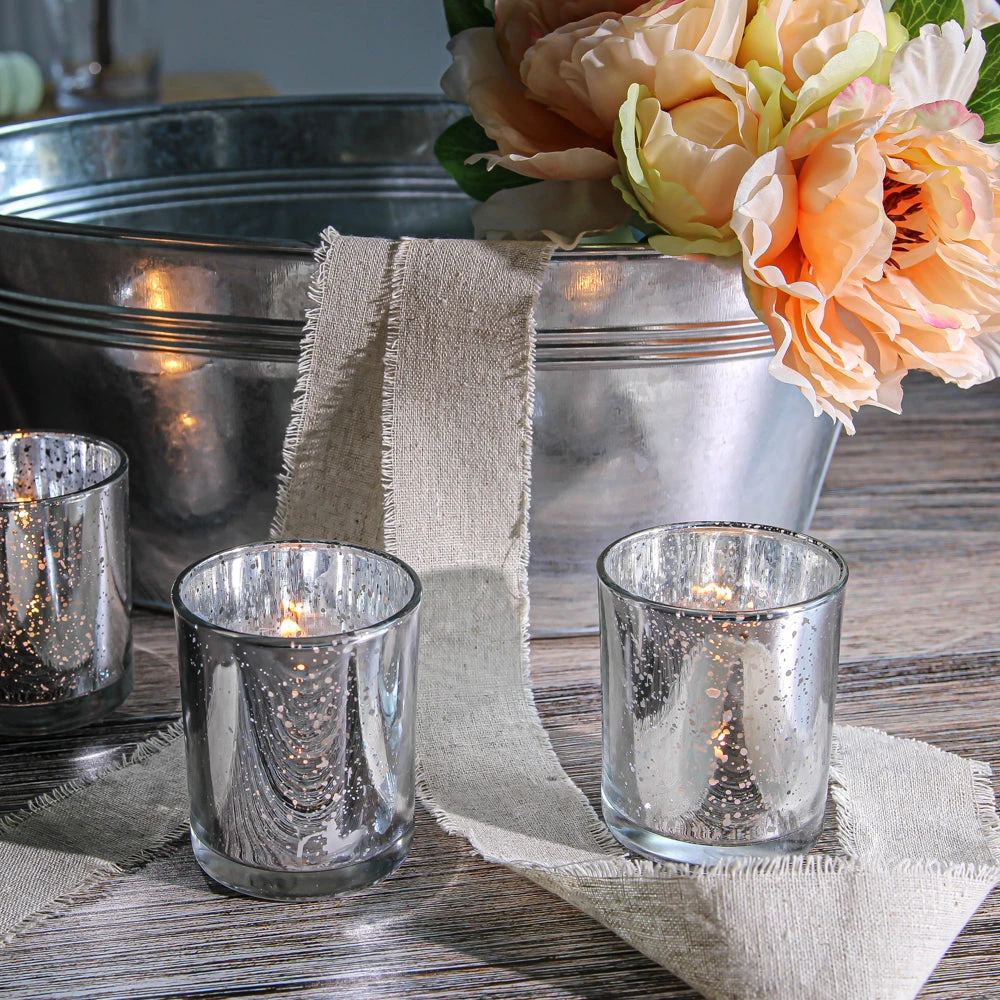 Richland Votive Holder Grande Silver Mercury Set Of 12 3 Richland Votive Holder Grande Silver Mercury Set Of 12 - Image 3