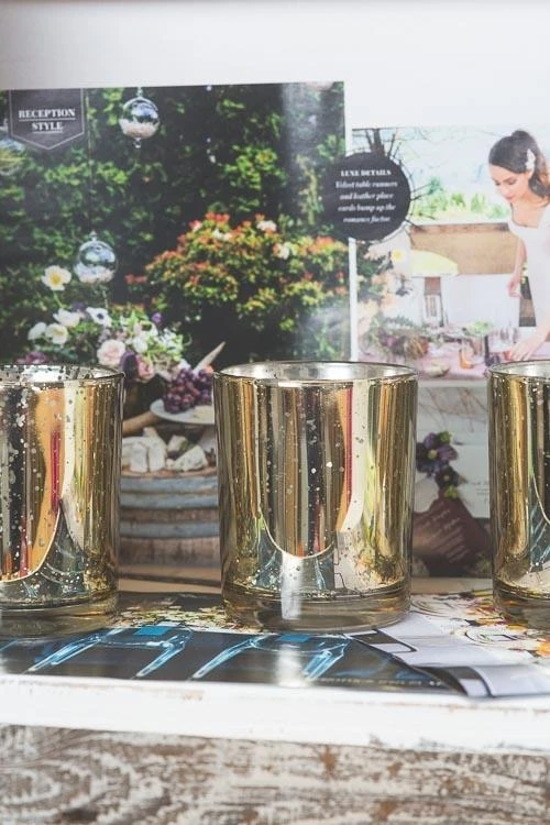 Richland Votive Holder Grande Gold Mercury Set Of 12 3 Richland Votive Holder Grande Gold Mercury Set Of 12 - Image 3