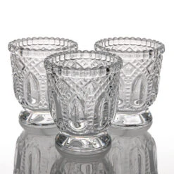 Richland Royal Textured Glass Votive Holder Petite Clear Set Of 48