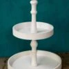 2-Tier Dessert Stand Round 15.5in