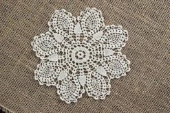 12 Pineapple 6" Crochet Doilies Ecru -Candle Glow Deals Store 2013 09 23 2068 edited