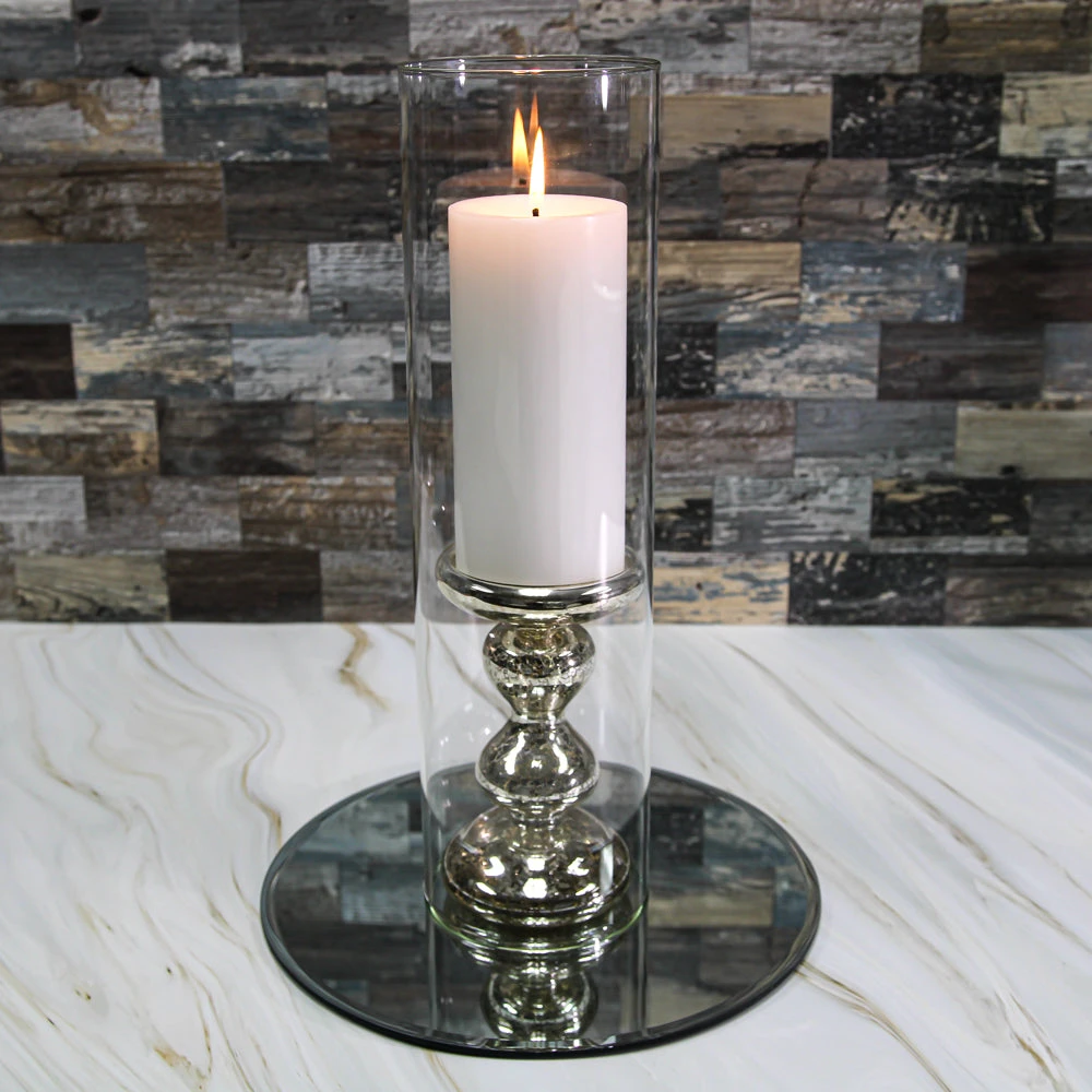 Richland Glass Chimney Candle Shade 4" X 14" Set Of 12 2 Richland Glass Chimney Candle Shade 4" X 14" Set Of 12 - Image 2