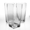 Richland Contemporary Tapered Square Vase 9" Set Of 3