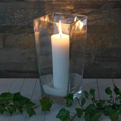 Richland Contemporary Tapered Square Vase 9" Set Of 3 5 Richland Contemporary Tapered Square Vase 9" Set Of 3 -Candle Glow Deals Store 4432 6480