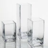 Eastland Square Vases 6", 8" & 12" Set Of 3