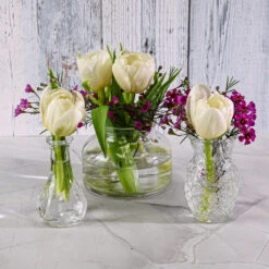 Eastland Pinched Bud Vase 3.5" Set Of 12 -Candle Glow Deals Store 5058 1968 9646 5537