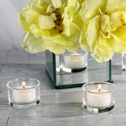 Richland Clear Cup Tealight Candles White Unscented Set Of 50 -Candle Glow Deals Store 5073 4703 ad5ae6f1 a09e 4e58 89a8 479dac13470d