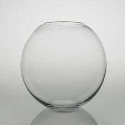 Richland 8" X 7.5" Clear Bubble Ball Vase Set Of 4