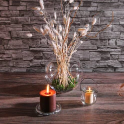 Richland 8" X 7.5" Clear Bubble Ball Vase Set Of 4 -Candle Glow Deals Store 5142 7507 1cacb7d6 cb03 42d5 a72b 1f2735991c29