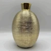 Richland Elegant Vase 6" Gold Ceramic Set Of 4