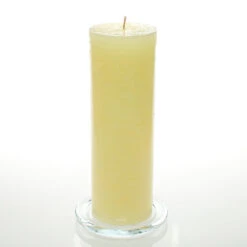 Richland Rustic Pillar Candle 3"x 9" Ivory Set Of 6