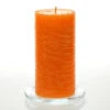 Richland Rustic Pillar Candle 3"x 6" Orange Set Of 12