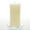 Richland Rustic Pillar Candle 3"x 6" Light Ivory Set Of 6