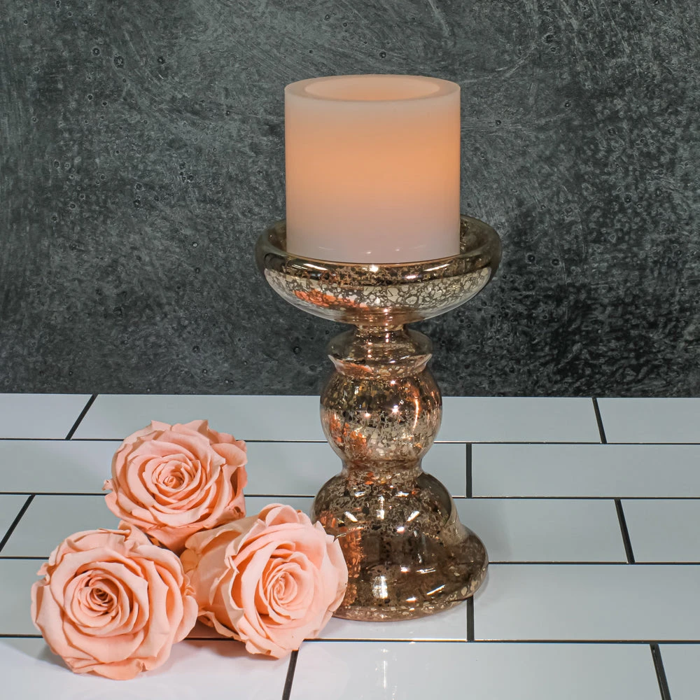 Richland Flameless LED Pillar Candles 3"x3" White Set Of 6 4 Richland Flameless LED Pillar Candles 3"x3" White Set Of 6 - Image 4