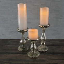 Richland Ribbed Unique Mercury Glass Pillar Candle Holder Set Of 3 8 Richland Ribbed Unique Mercury Glass Pillar Candle Holder Set Of 3 -Candle Glow Deals Store 7153 7156 7159 5201 30f8df7d 1a5a 463f a8fe 985ad4a57c73