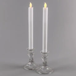 Richland White LED Taper Candles 9.75" Set Of 48