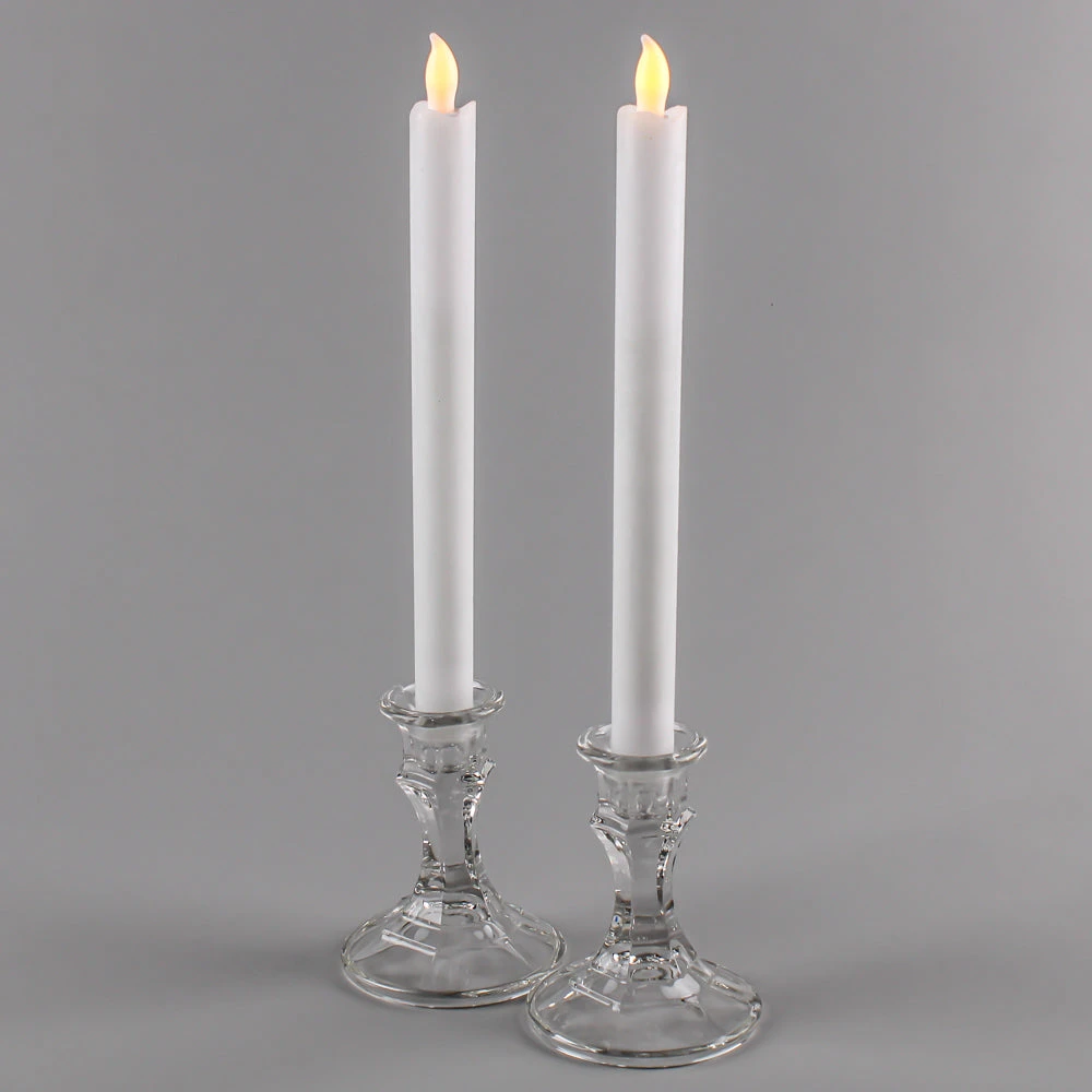 Richland White LED Taper Candles 9.75" Set Of 24 1 Richland White LED Taper Candles 9.75" Set Of 24