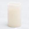Richland LED Big Pillar Candle Ivory 6” X 10”