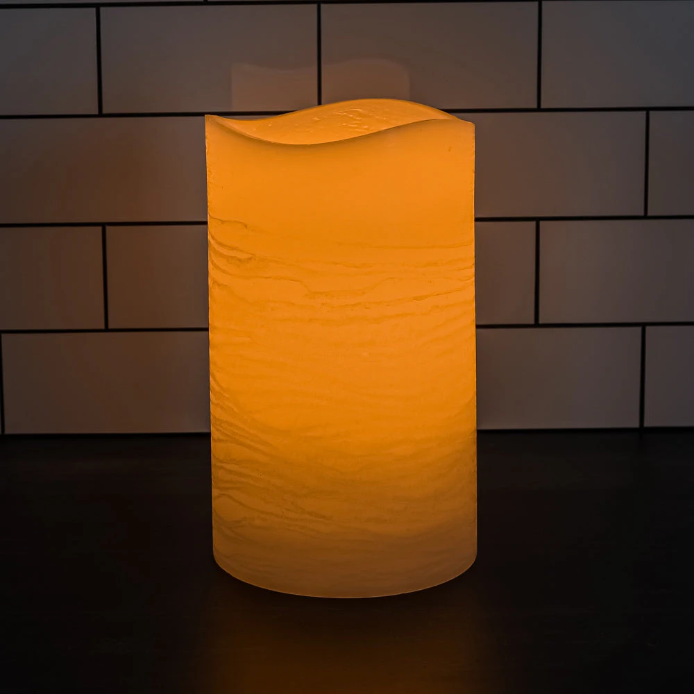 Richland LED Big Pillar Candle Ivory 6” X 10” 2 Richland LED Big Pillar Candle Ivory 6” X 10” - Image 2