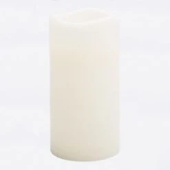 Richland LED Big Pillar Candles Ivory 6” X 12”