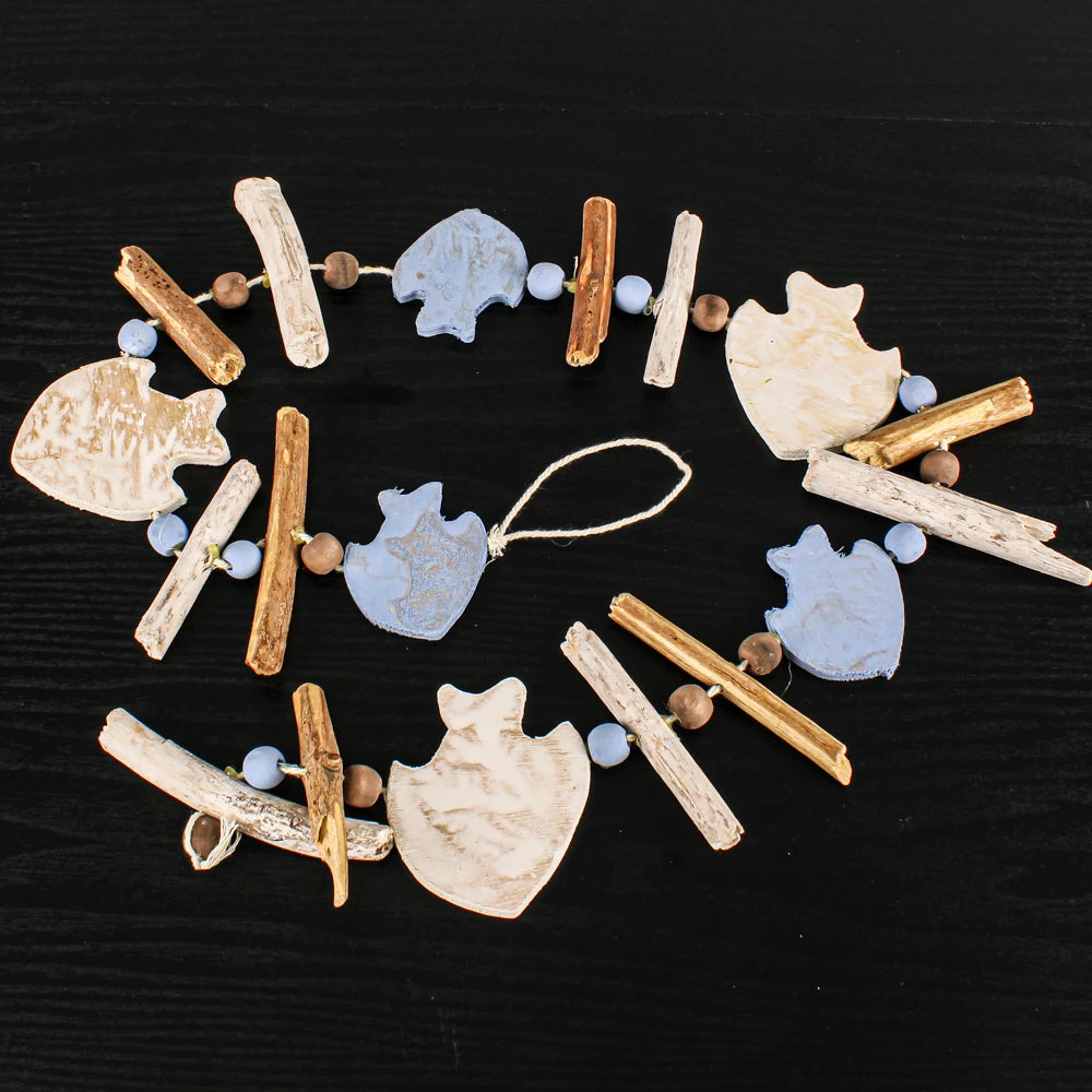 Driftwood Hanging Ocean Garland 3ft (Set Of 6) 3 Driftwood Hanging Ocean Garland 3ft (Set Of 6) - Image 3