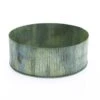 Norah Corrugated Zinc Pot Bowl 4" X 10"