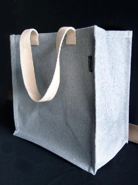 Richland Grey Recycled Canvas Tote 12" X 12" Pack Of 6 2 Richland Grey Recycled Canvas Tote 12" X 12" Pack Of 6 - Image 2