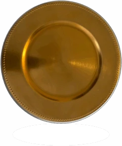 Richland Beaded Charger Plate 13" Gold Set Of 48