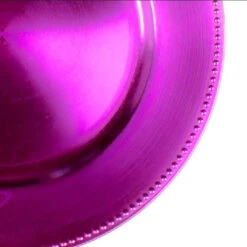 Richland Beaded Charger Plate 13" Fuchsia Set Of 48 -Candle Glow Deals Store 9015 b2b633c1 5b2d 4fa5 a932 aa1fdc9ded42