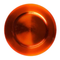 Richland Plain Charger Plate 13" Orange Set Of 24