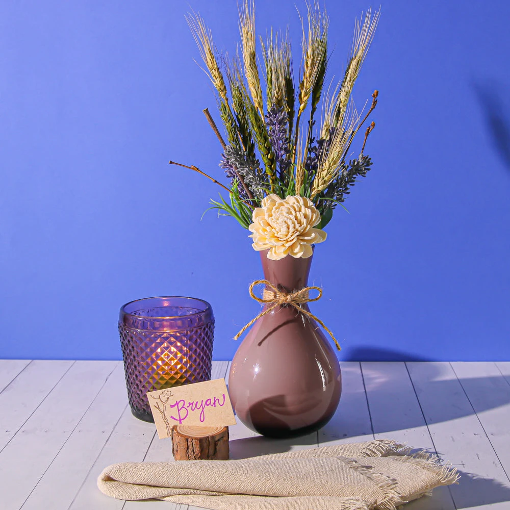 Richland Emry Vase Mauve Set Of 6 1 Richland Emry Vase Mauve Set Of 6