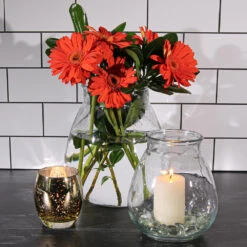 Halcyone Vintage Glass Vase Small Set Of 12 -Candle Glow Deals Store 91119 6839 6b9c24f3 48ad 4936 a40a 012e22a0720d