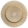 Richland 13" Gold Art Deco Charger Plate Set Of 12